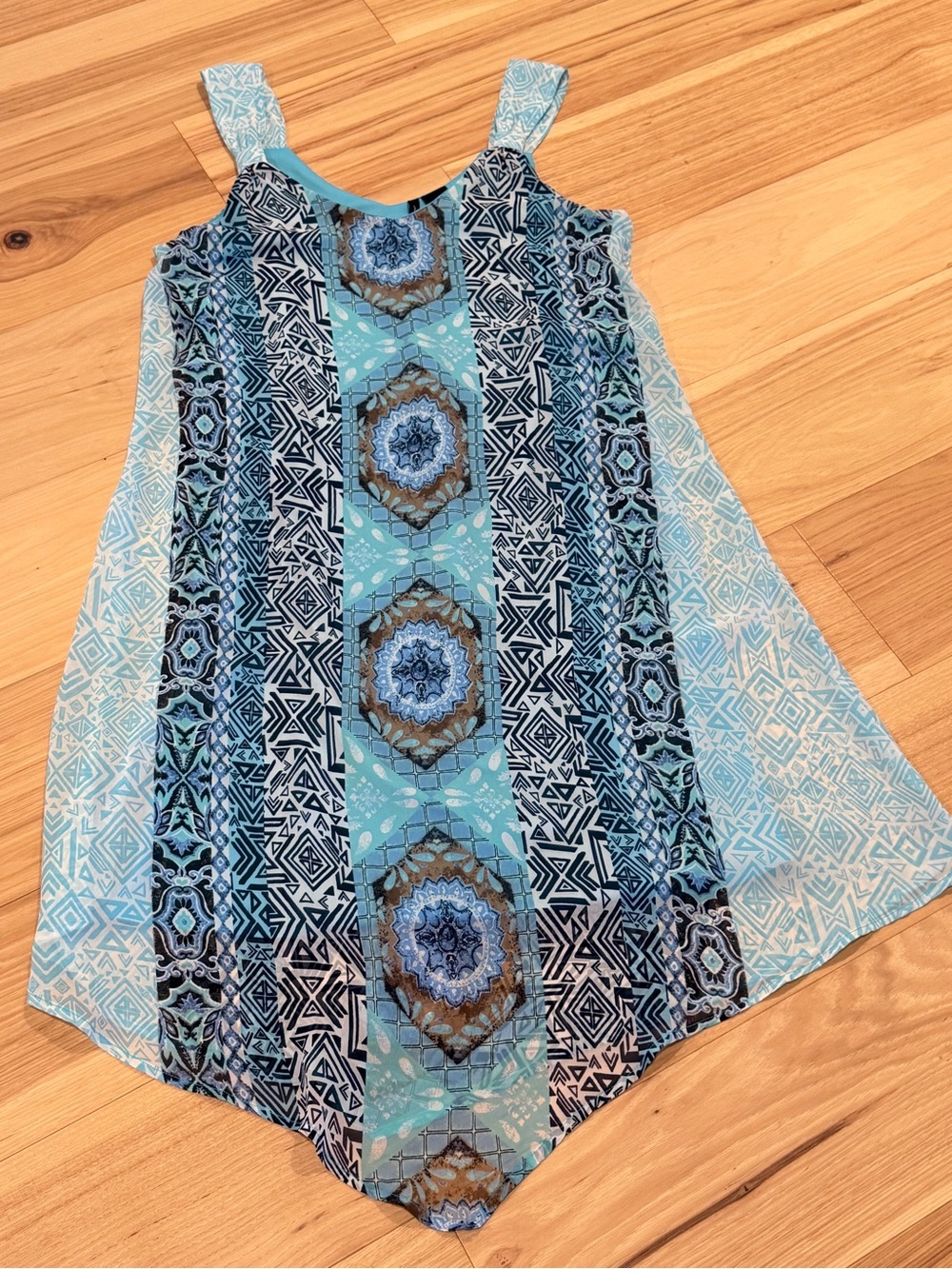 New Direction Scarf Dress Asymmetrical